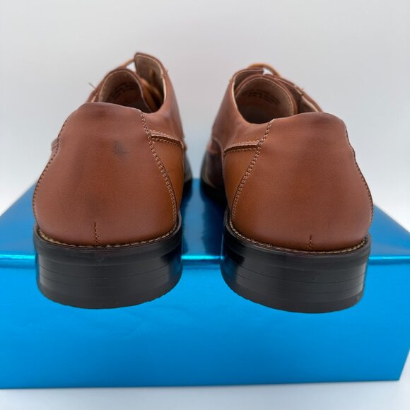 NWOT Masimo NY  Men\'s Faux Leather Lace Oxford Dress Shoes, Size 13, Saddle Tan main image 5